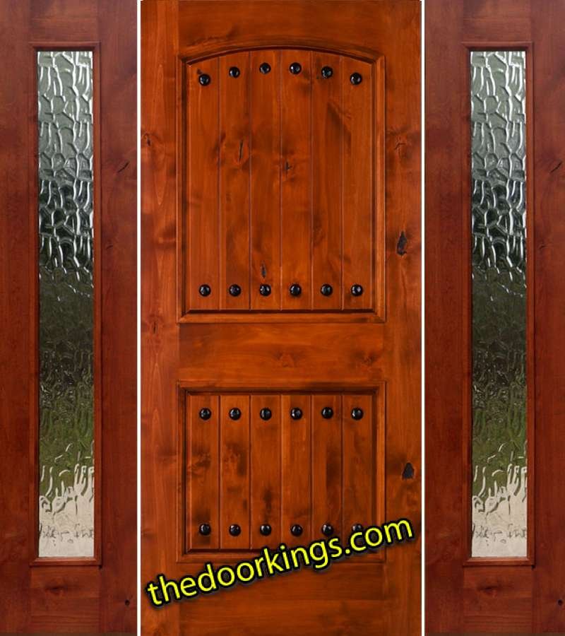sw01 knotty alder with two sw50 clear sidelites